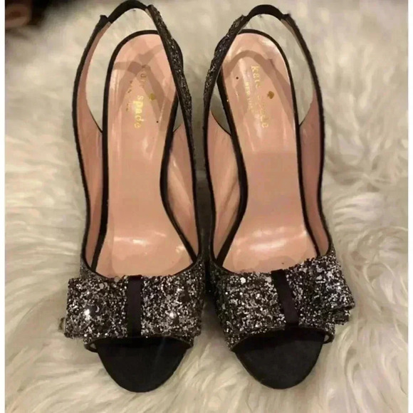 Kate Spade New York
Charm Glitter Slingback Pumps - Picture 6 of 6